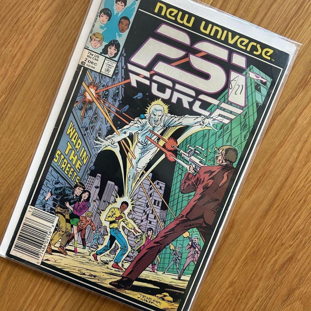 PSI-FORCE #2 (1986) MARVEL NEW UNIVERSE VINTAGE COMIC
